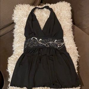 ARDEN B A-line low cut halter top